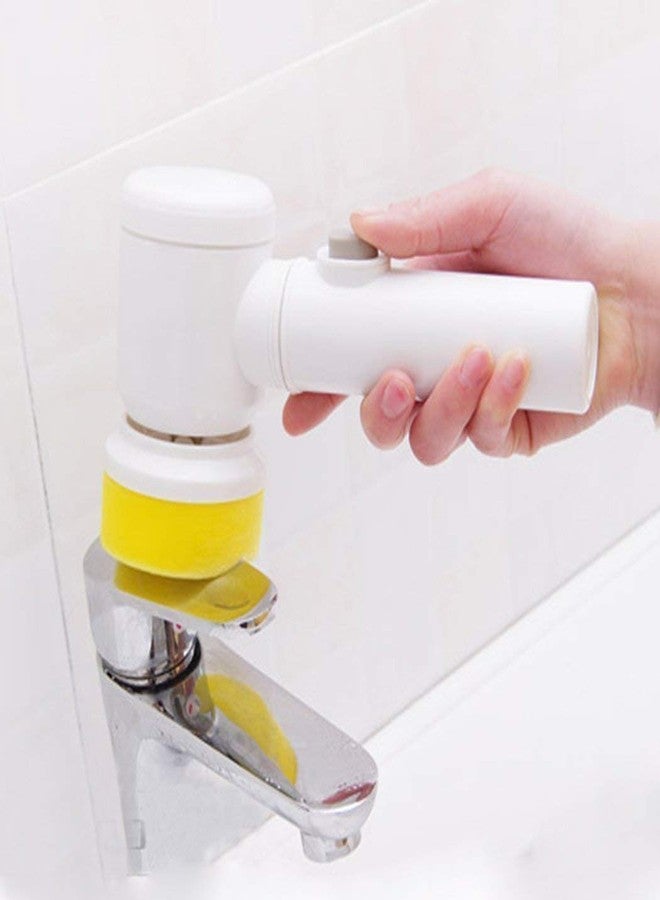 Rexmon Multi-Functional Hand-Held 5-in-1 Magic Brush Cleaner for Kitchen, Window, Bathroom (Medium, Multicolour) - Image 1